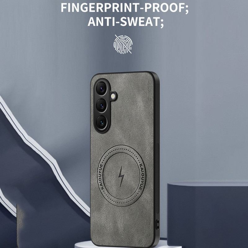 Hülle Samsung Galaxy S26 Plus Magnetisches Lederdesign