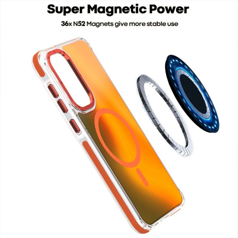 Hülle Samsung Galaxy S26 Plus Magnetverschluss Mit Fluoreszierendem Design