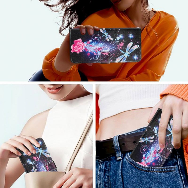 Lederhüllen Für Samsung Galaxy S26 Plus Libellen