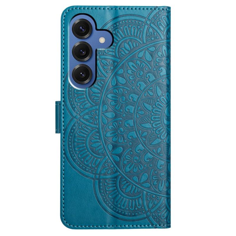 Lederhüllen Für Samsung Galaxy S26 Plus Mandala-gravur