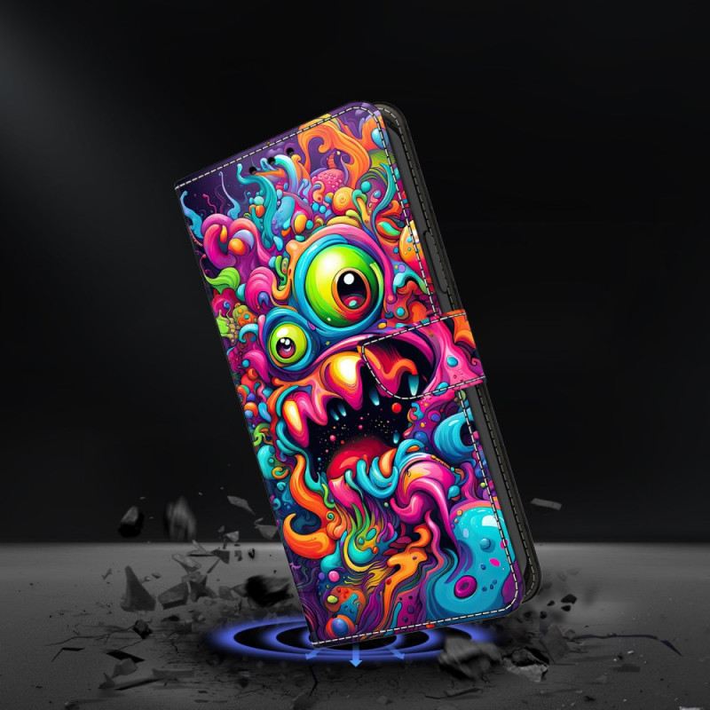 Lederhüllen Für Samsung Galaxy S26 Plus Qilin-graffiti-motiv