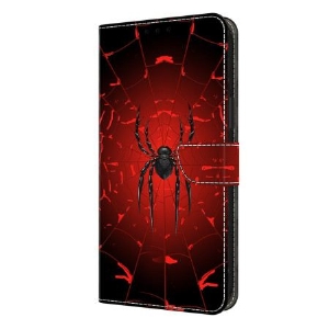 Lederhüllen Für Samsung Galaxy S26 Plus Schwarze Spinne