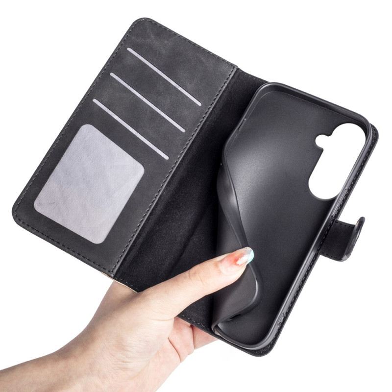 Lederhüllen Für Samsung Galaxy S26 Plus Zweifarbige Grafik