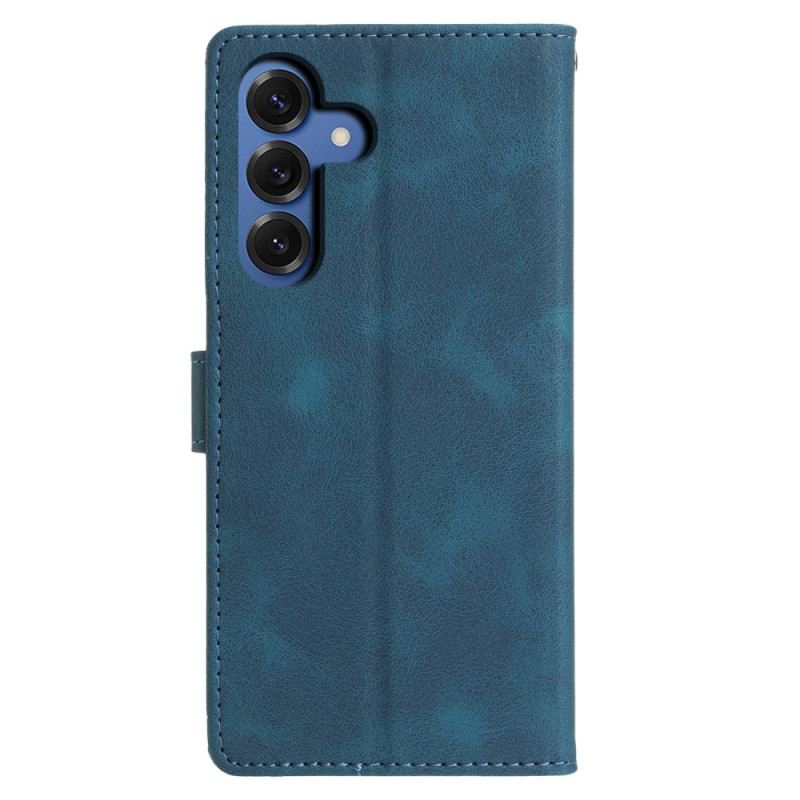 Lederhüllen Samsung Galaxy S26 Plus Gravierte Dreiecke