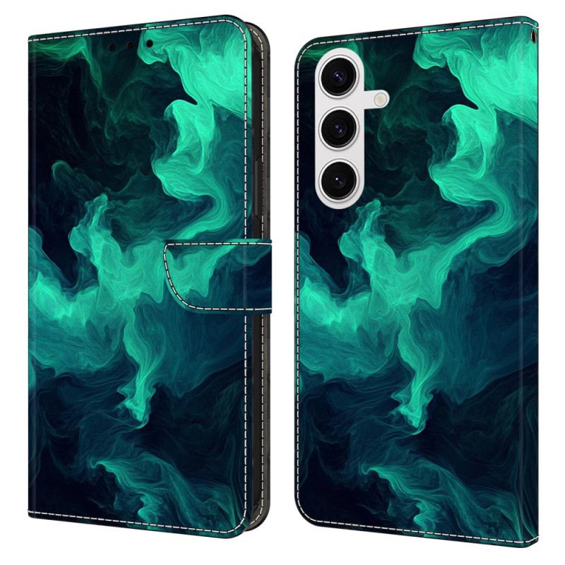 Lederhüllen Samsung Galaxy S26 Plus Grüner Rauch