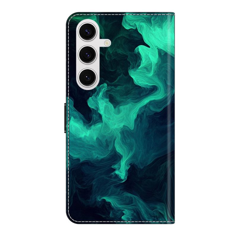 Lederhüllen Samsung Galaxy S26 Plus Grüner Rauch