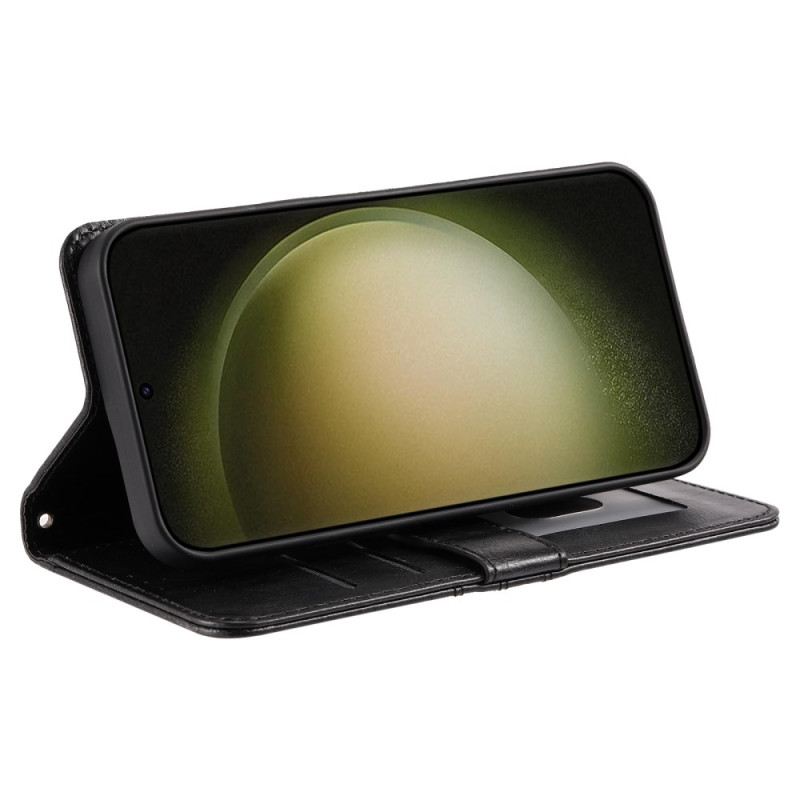 Lederhüllen Samsung Galaxy S26 Plus Handyhülle 6 Kartenfächer Und Handschlaufe