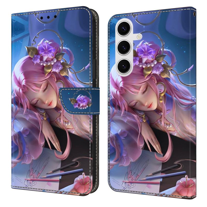 Lederhüllen Samsung Galaxy S26 Plus Handyhülle Dornröschen