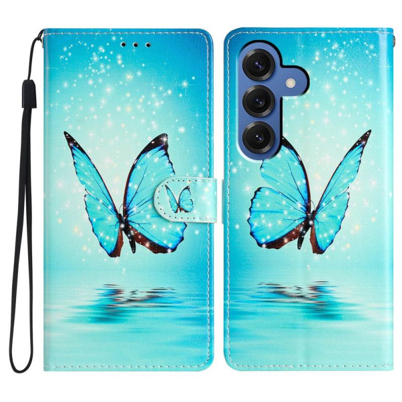 Lederhüllen Samsung Galaxy S26 Plus Handyhülle Schmetterling Im Flug