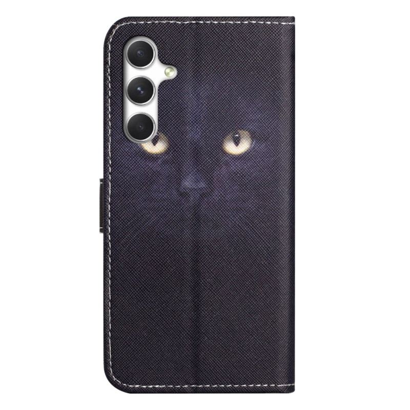 Lederhüllen Samsung Galaxy S26 Plus Handyhülle Schwarze Katze
