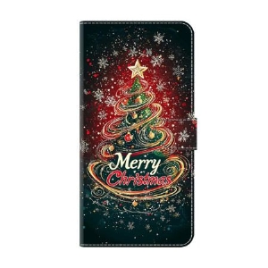 Lederhüllen Samsung Galaxy S26 Plus Handyhülle Weihnachtsbaum