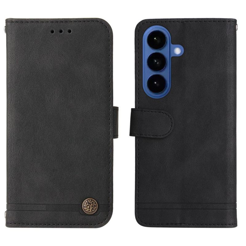 Lederhüllen Samsung Galaxy S26 Plus Handyhülle Zierniete