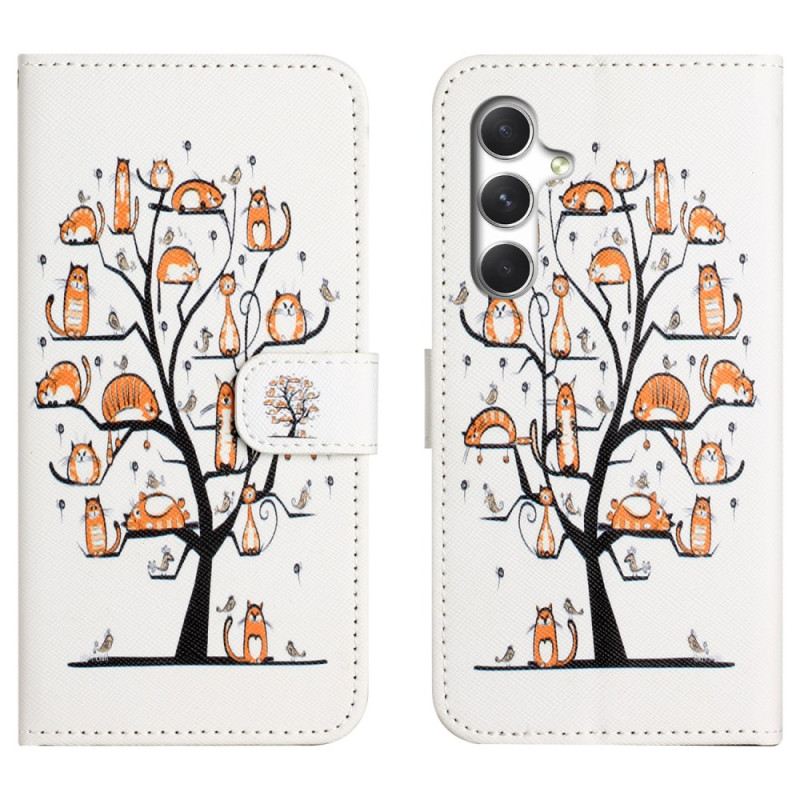 Lederhüllen Samsung Galaxy S26 Plus Katze Und Baum