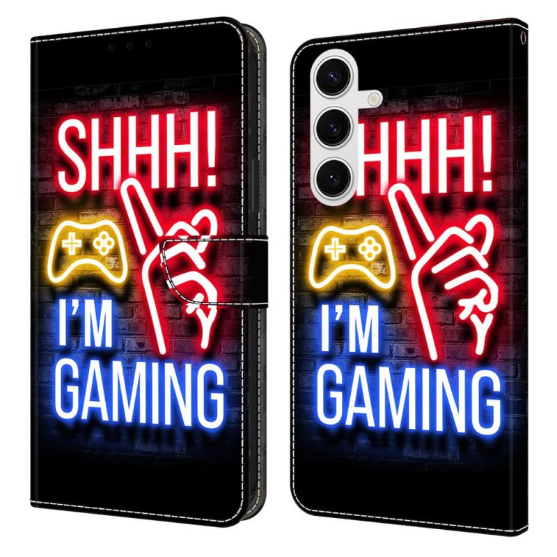 Lederhüllen Samsung Galaxy S26 Plus Neonmuster