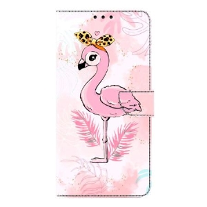 Lederhüllen Samsung Galaxy S26 Plus Rosa Vogelmotiv