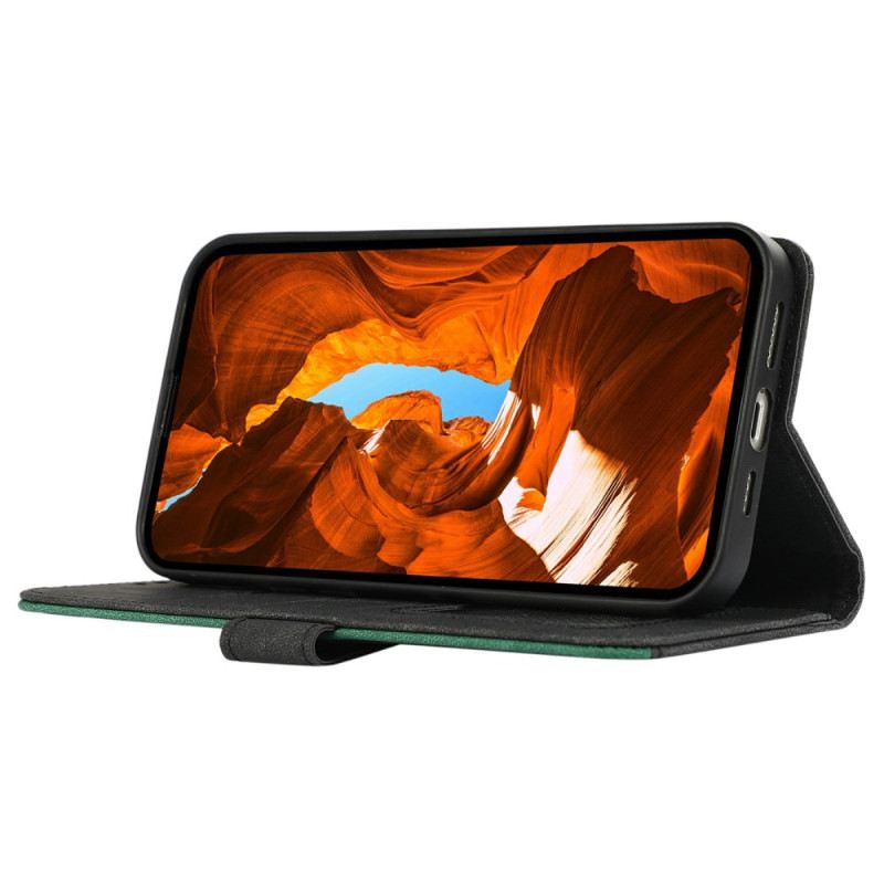 Lederhüllen Samsung Galaxy S26 Plus Zweifarbiges Rfid-etui