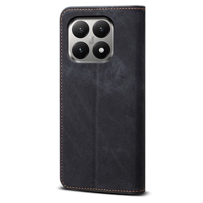 Flip Case Für Xiaomi 15t Denim-stoff