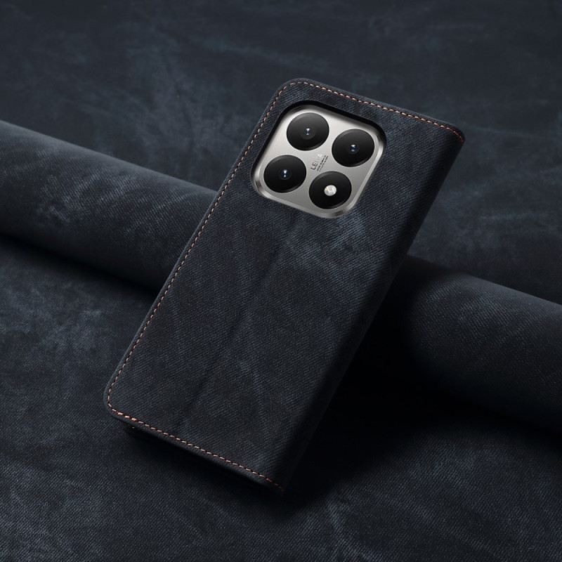 Flip Case Für Xiaomi 15t Denim-stoff
