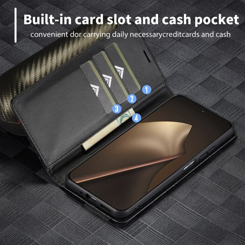 Flip Case Xiaomi 15t Kohlefaser