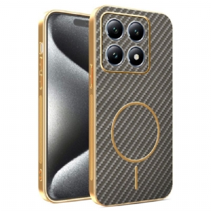 Hülle Xiaomi 15t Carbonfaser-textur