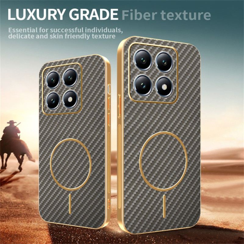 Hülle Xiaomi 15t Carbonfaser-textur