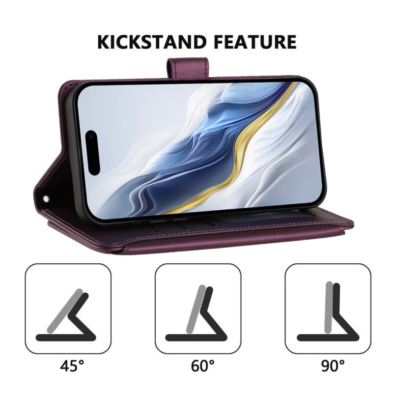 Lederhüllen Für Xiaomi 15t 6 Rfid-kartenhalter Und Lanyard