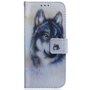 Lederhüllen Für Xiaomi 15t Aquarellwolf