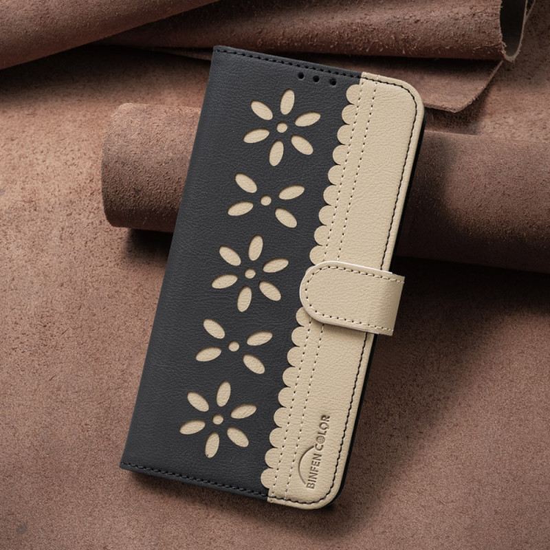 Lederhüllen Für Xiaomi 15t Blumenmuster (binfen Color)
