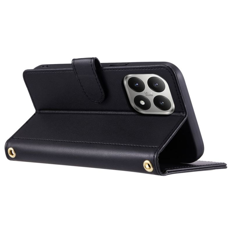 Lederhüllen Für Xiaomi 15t Gesteppt Mit Riemen