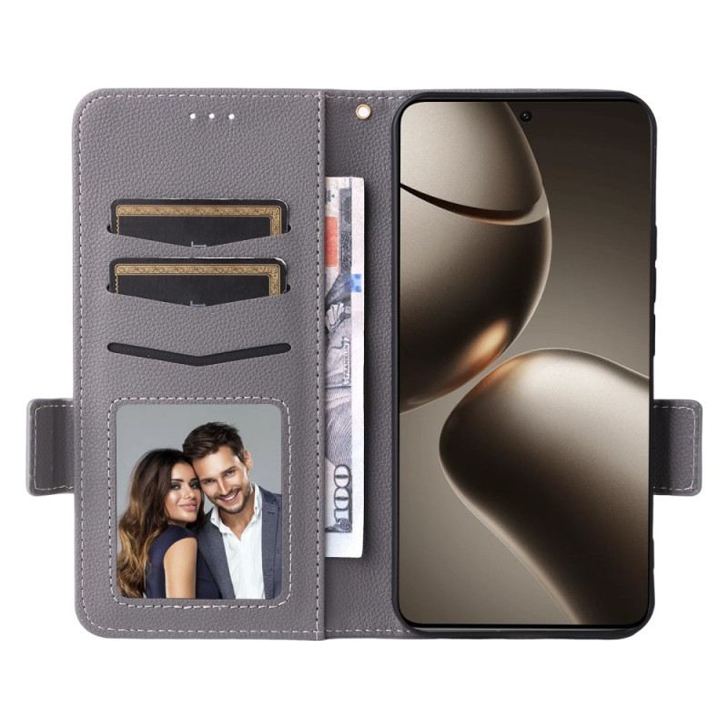 Lederhüllen Für Xiaomi 15t Kunstleder Mit Riemen