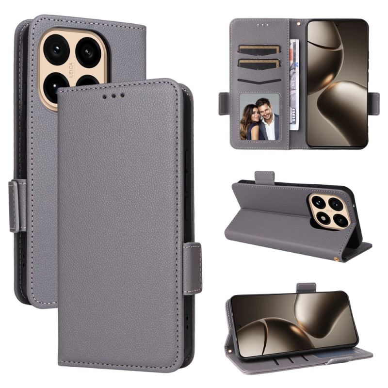 Lederhüllen Für Xiaomi 15t Kunstleder Mit Riemen