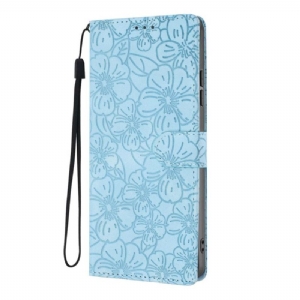 Lederhüllen Xiaomi 15t Blumengravur