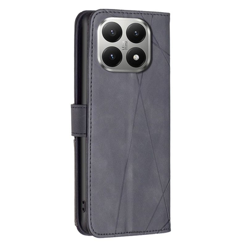 Lederhüllen Xiaomi 15t Geometrisches Muster (binfen Color)