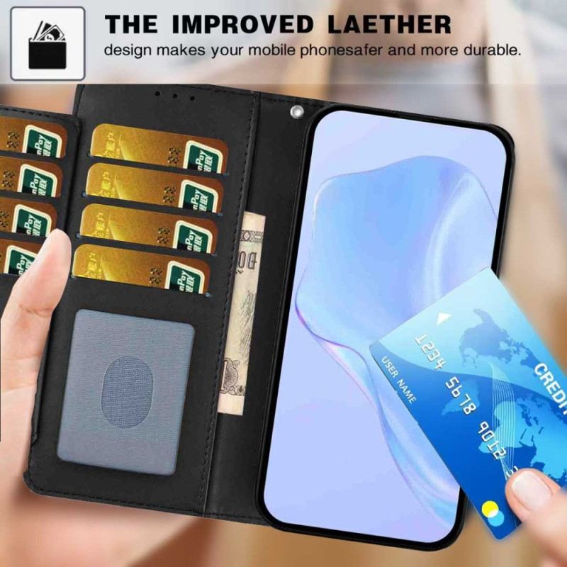 Lederhüllen Xiaomi 15t Handyhülle Glatte Lederoptik