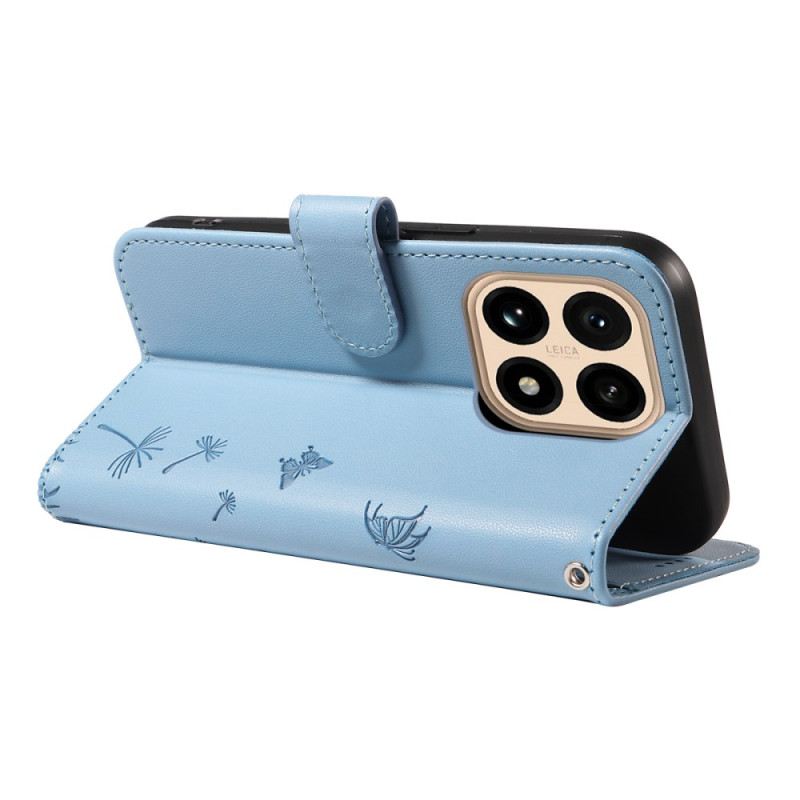 Lederhüllen Xiaomi 15t Handyhülle Löwenzahn