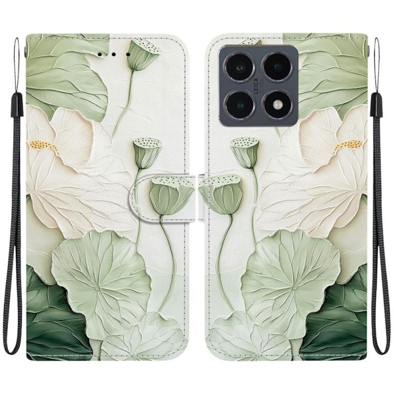 Lederhüllen Xiaomi 15t Handyhülle Lotus