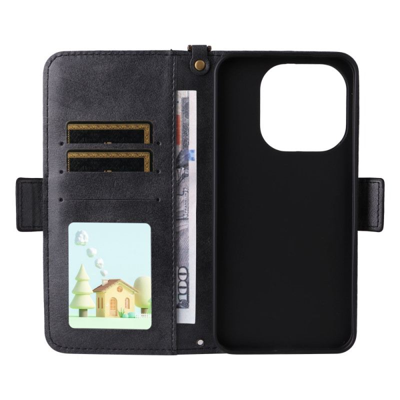 Lederhüllen Xiaomi 15t Handyhülle Vintage Mit Schulterriemen