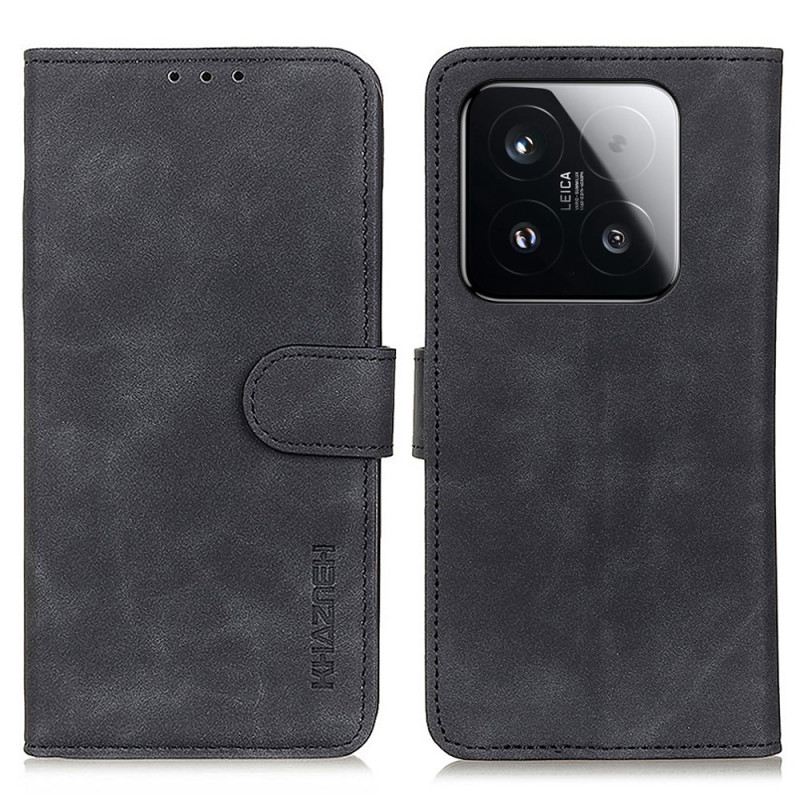 Lederhüllen Xiaomi 15t Handyhülle Wildlederoptik Khazneh