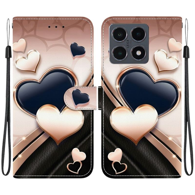 Lederhüllen Xiaomi 15t Herzen