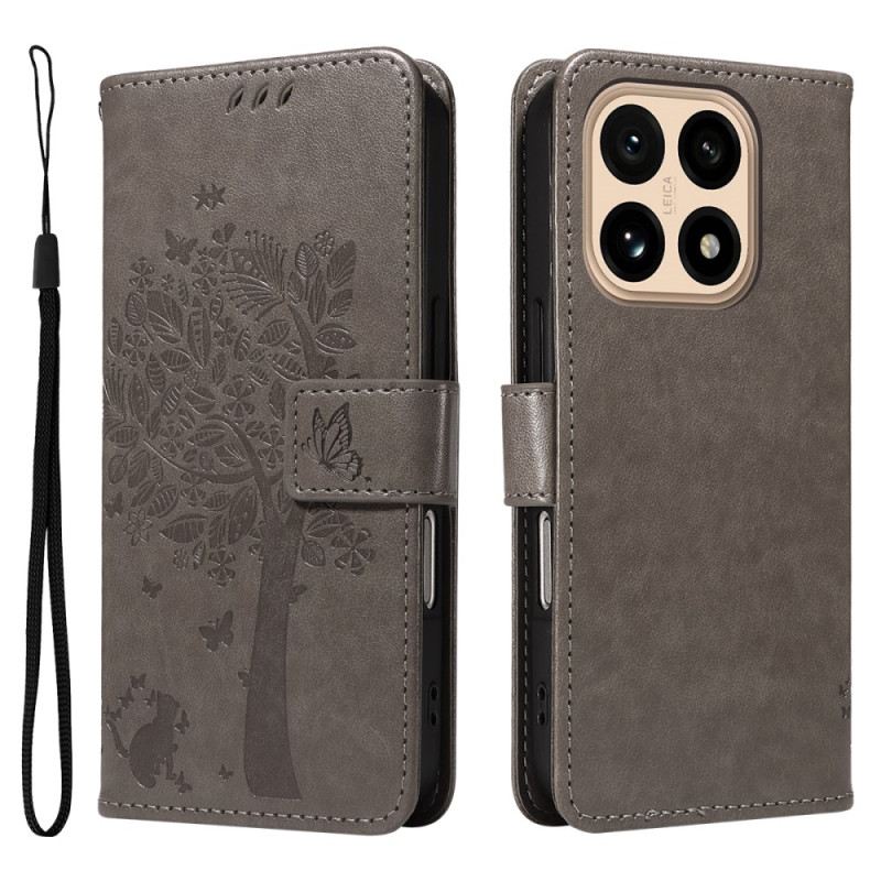 Lederhüllen Xiaomi 15t Katze Und Baum