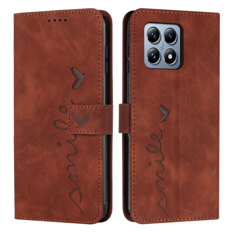 Lederhüllen Xiaomi 15t Smiley