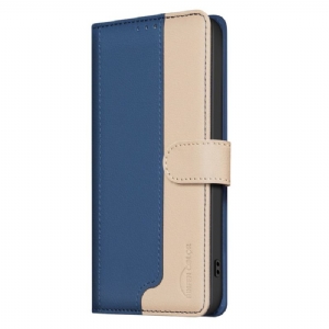 Lederhüllen Xiaomi 15t Zweifarbig (binfen Color)