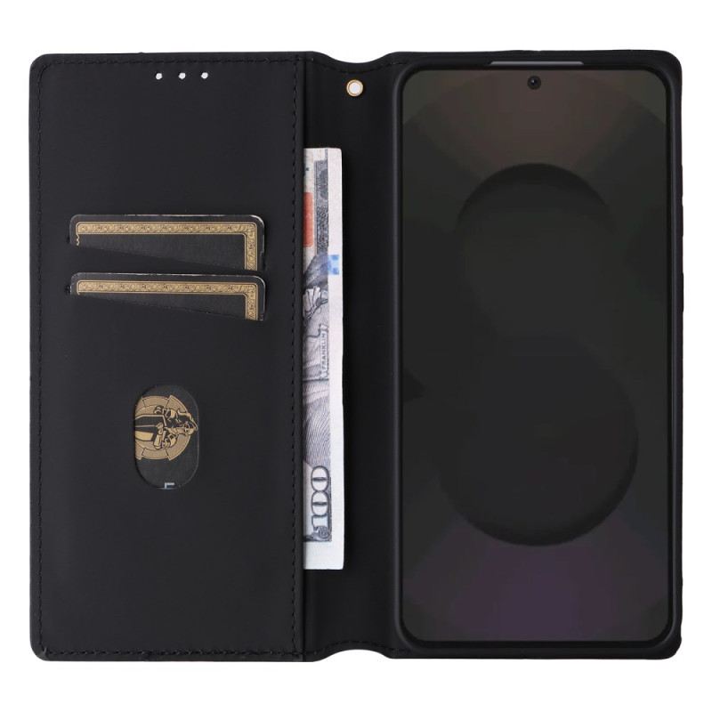 Flip Case Samsung Galaxy S25 Fe Handyhülle Glänzend