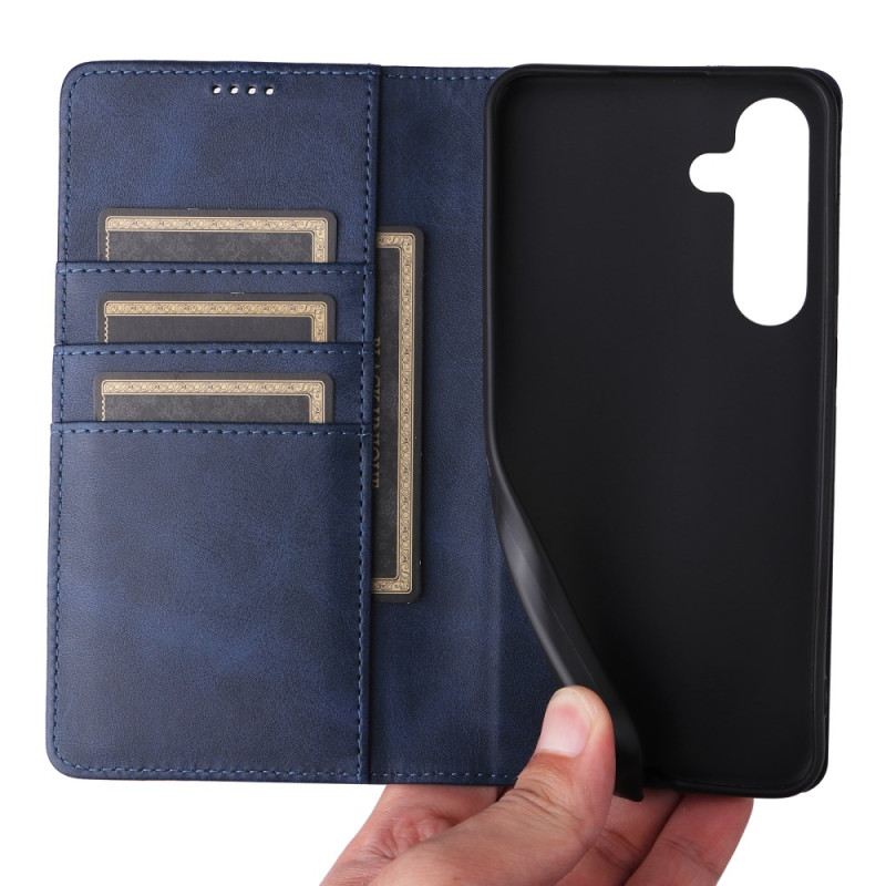 Flip Case Samsung Galaxy S25 Fe Handyhülle Lederoptik