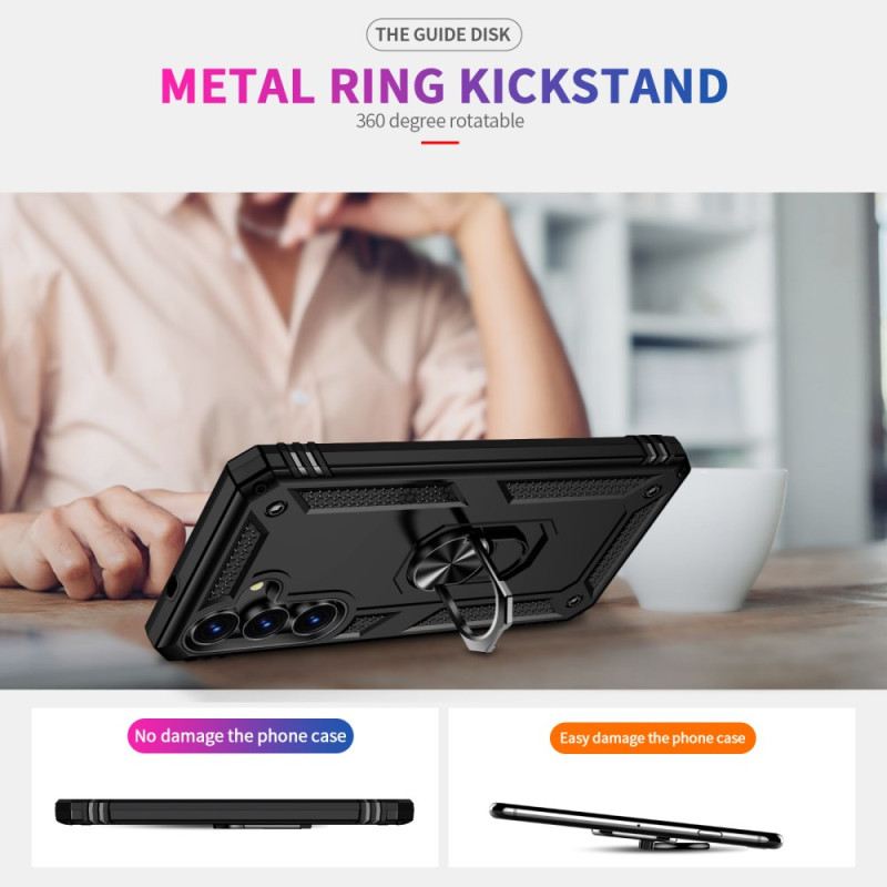 Hülle Für Samsung Galaxy S25 Fe Robust Mit Drehbarem Ringhalter