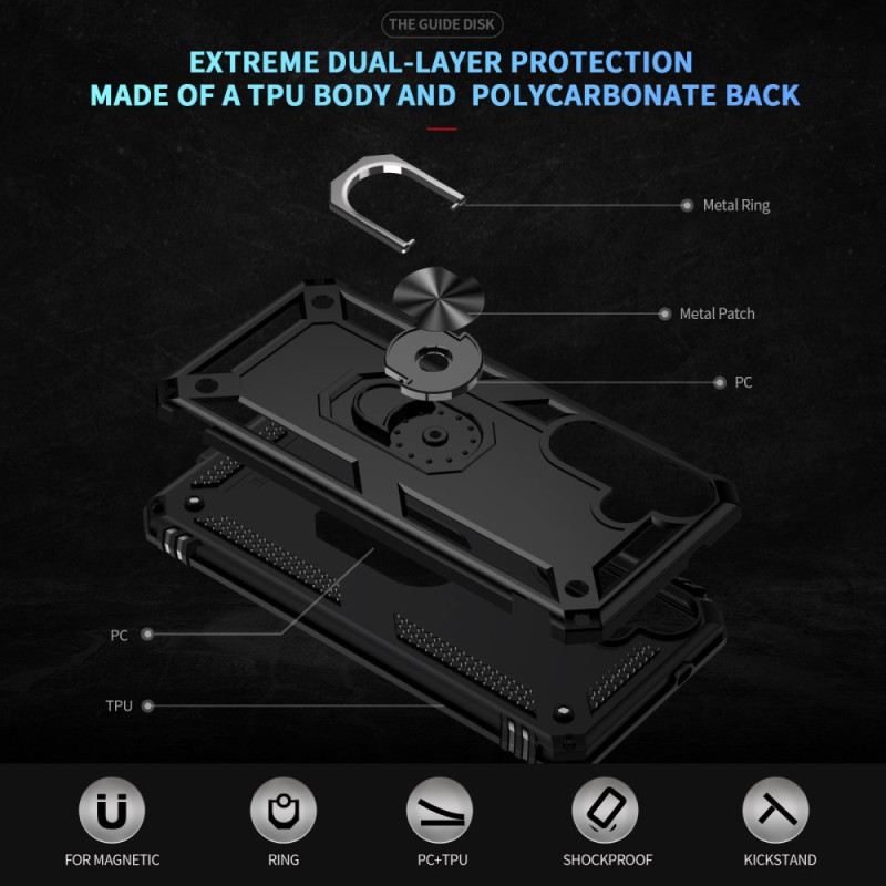 Hülle Für Samsung Galaxy S25 Fe Robust Mit Drehbarem Ringhalter