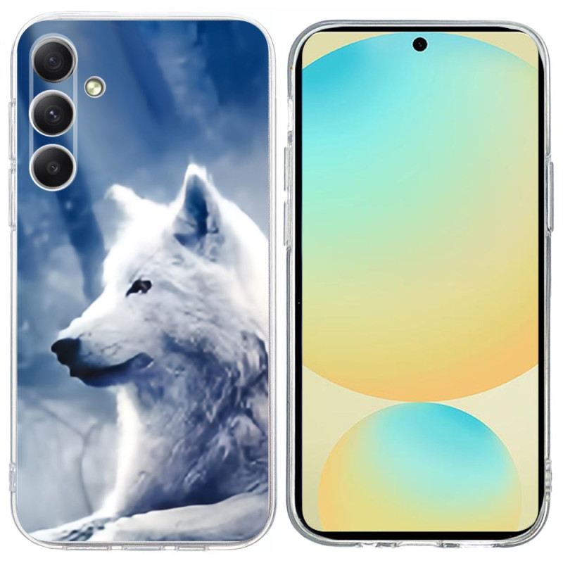 Hülle Für Samsung Galaxy S25 Fe Weißer Wolf
