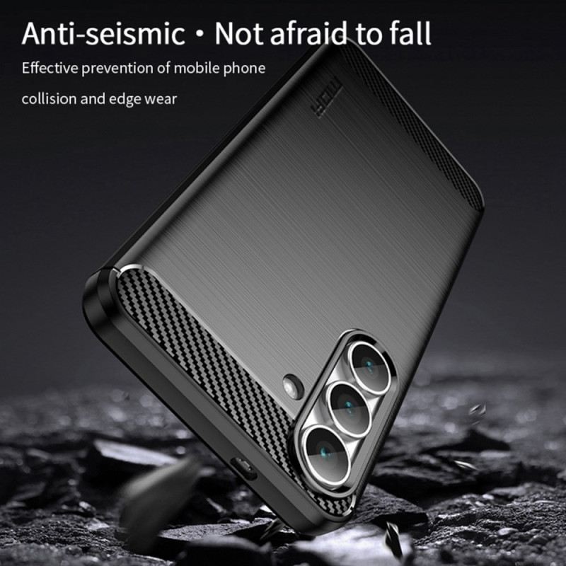 Hülle Samsung Galaxy S25 Fe Gebürstete Kohlefaser