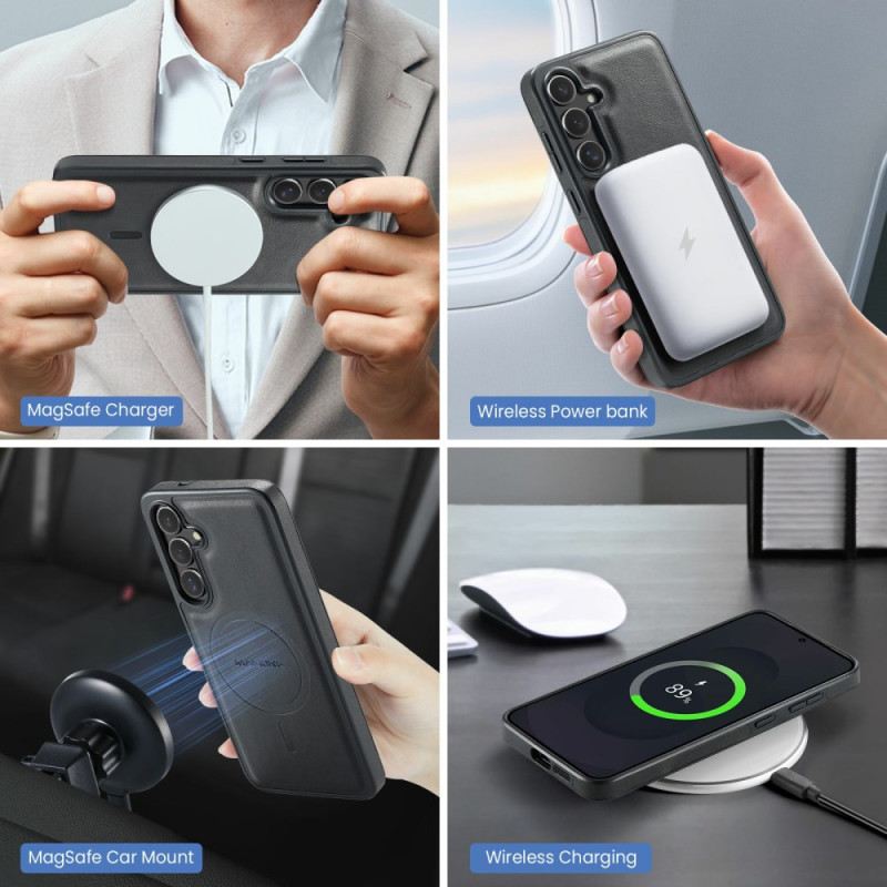 Hülle Samsung Galaxy S25 Fe Handyhülle Abnehmbarer Magnetischer Kartenhalter