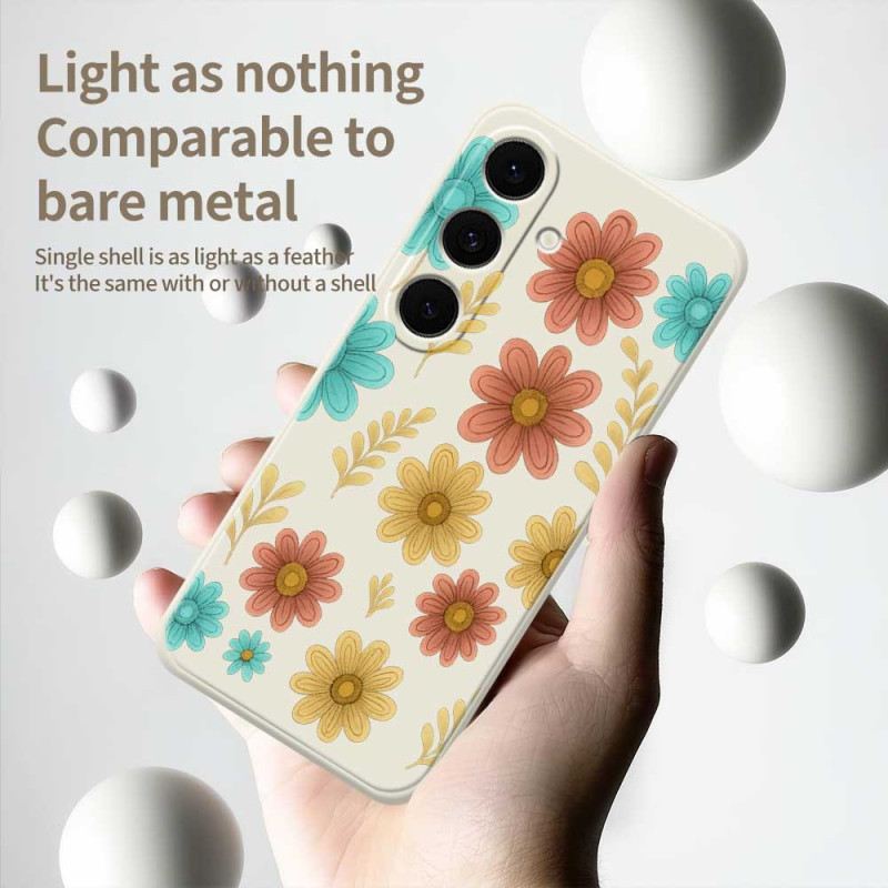 Hülle Samsung Galaxy S25 Fe Handyhülle Silikon Mit Blume